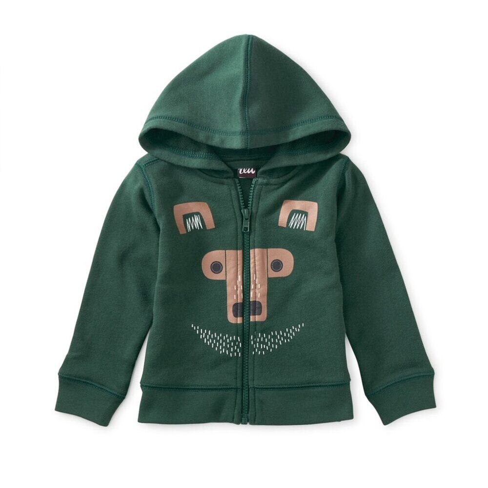 Tea Collection Sun Bear Baby Hoodie, 6-9M - NWT - MSRP $54